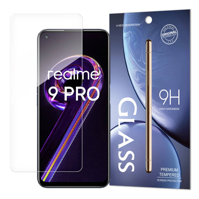 Tempered Glass 9H Screen Protector for Realme 9 Pro (packaging – envelope)
