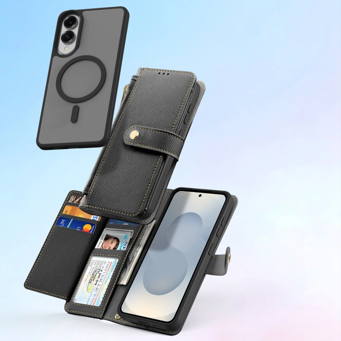 Dux Ducis Lava Case mit MagSafe für Samsung Galaxy S25 Edge - Schwarz