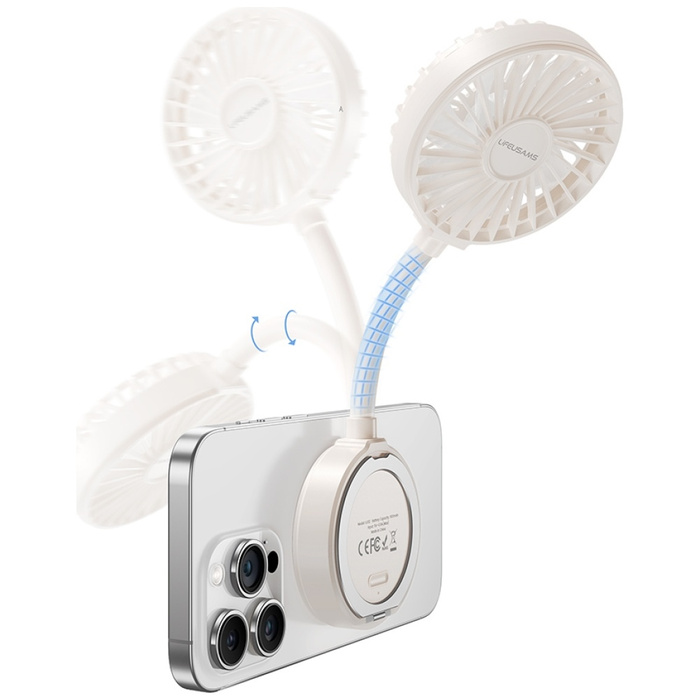 Wiatrak ręczny USAMS LiFE LU02 Czarny