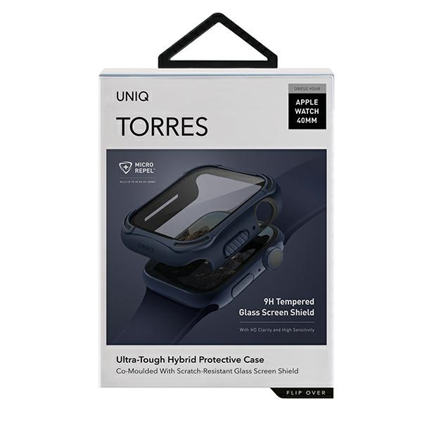Uniq Torres Apple Watch Series 4/5/6 / SE 40mm case. blue / nautical blue