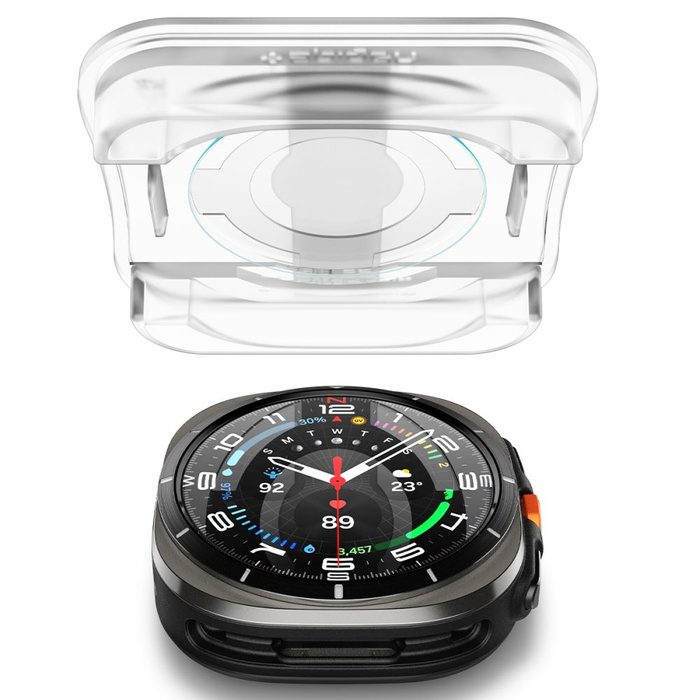 Vetro temperato Spigen GLAS.TR "EZ-FIT" Galaxy Watch cONFEZIONE DA 2 PEZZI ULTRA (47 MM) TRASPARENTE