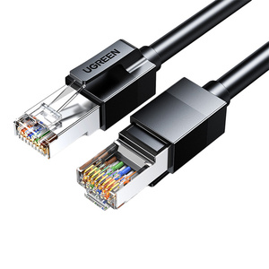 Cable Ethernet Ugreen NW316, Cat6 F/UTP, 8m (black)