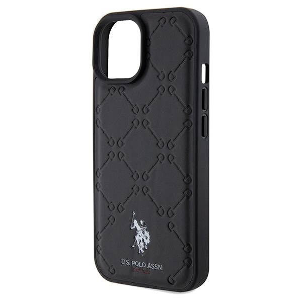 Etui US Polo USHCP15SPYOK iPhone 15 / 14 / 13 6.1" czarny/black Yoke Pattern Case