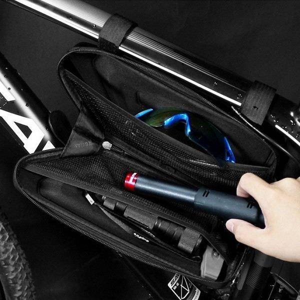 Coque WILDMAN E4 Cadre de vélo Pannier Support Bicyclette Noir Case