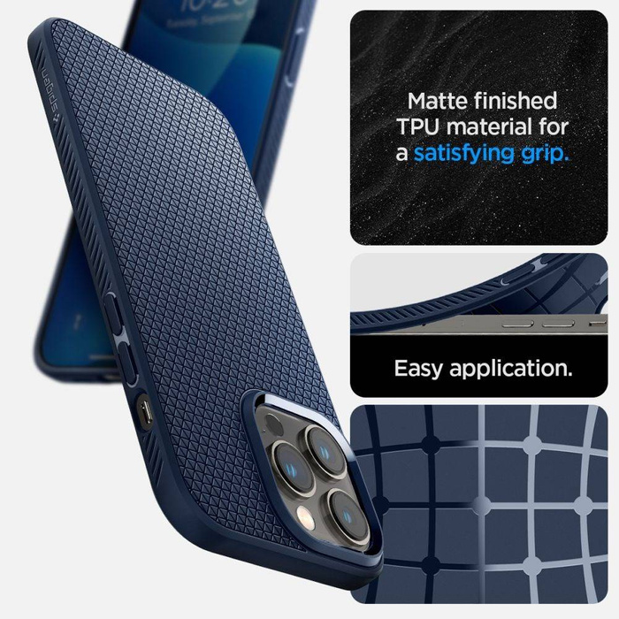 Case Spigen Liquid Air IPhone 14 PRO NAVY BLUE