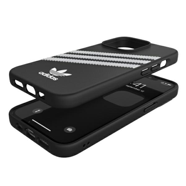 Adidas OR Moulded Case PU iPhone 13 Pro / 13 6.1" schwarz weiß / schwarz weiß 47114