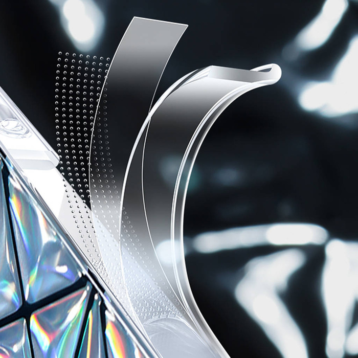 Kingxbar Miya Series Hülle für iPhone 14 Pro Max Abdeckung Rückseite Laserfarbe