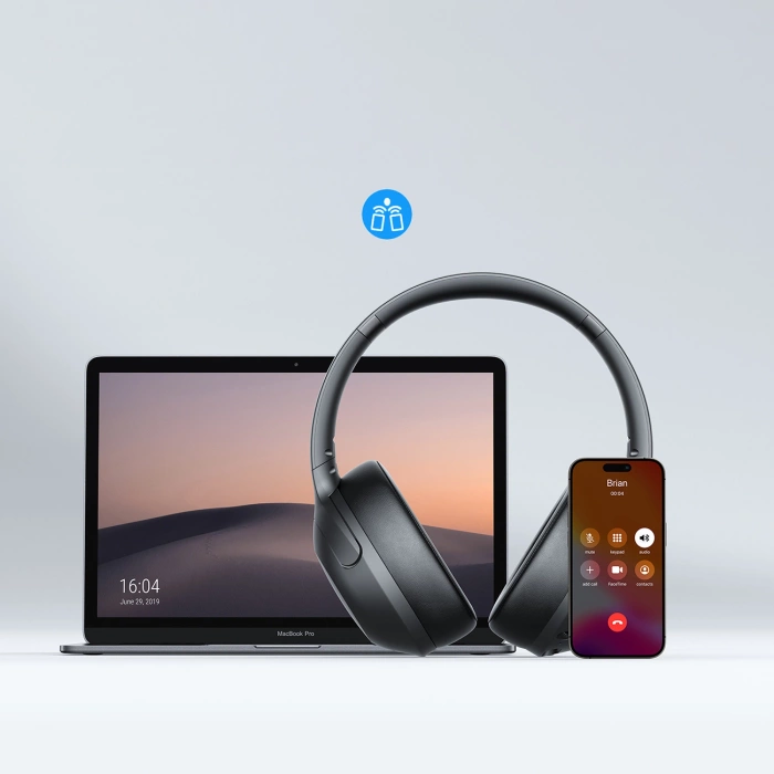 Joyroom J-Head Series JR-JH2 kabellose Kopfhörer mit ANC Bluetooth – Schwarz