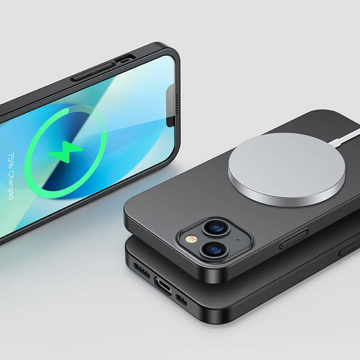 Joyroom 360 Full Case pouzdro kryt pro iPhone 13 zadní a přední kryt + tempered Glass černý (JR-BP927 black)