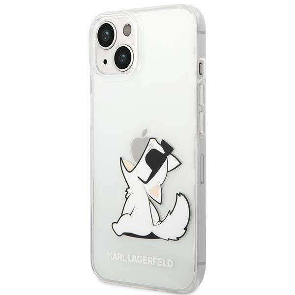 Case KARL LAGERFELD Apple iPhone 14 Plus Choupette Fun Clear Hardcase