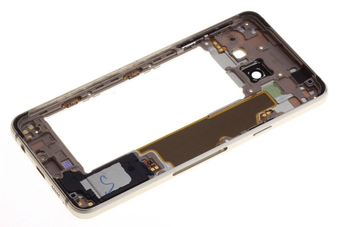 Rám puzdra SAMSUNG Galaxy A3 2016 GOLD Trieda B