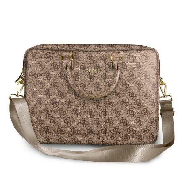 Guess GUCB154GB 15" Brown/Brown 4G taška na notebook Uptown