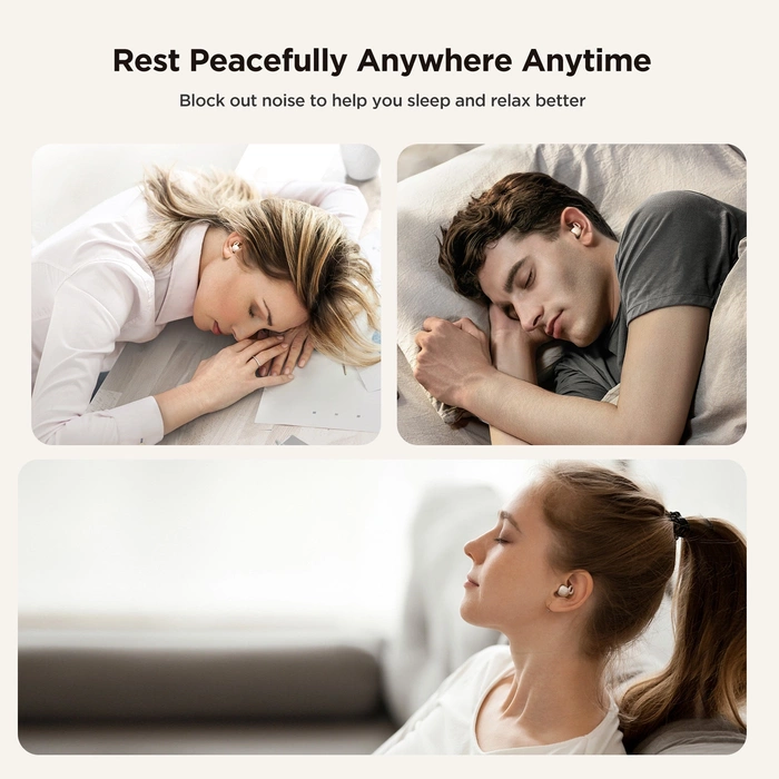 Sluchátka Joyroom JR-TS1 Cozydots Series TWS s Bluetooth 5.3 a potlačením hluku – bílá