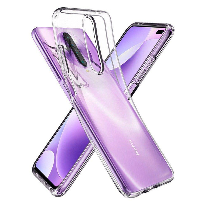 Puzdro SPIGEN Puzdro z tekutých kryštálov Xiaomi Mi 10T Clear Transparent Case