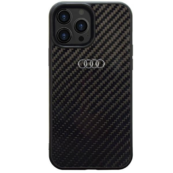 Audi Carbon Fiber iPhone 14 Pro Max 6.7"czarny/black hardcase AU-TPUPCIP14PM-R8/D2-BK