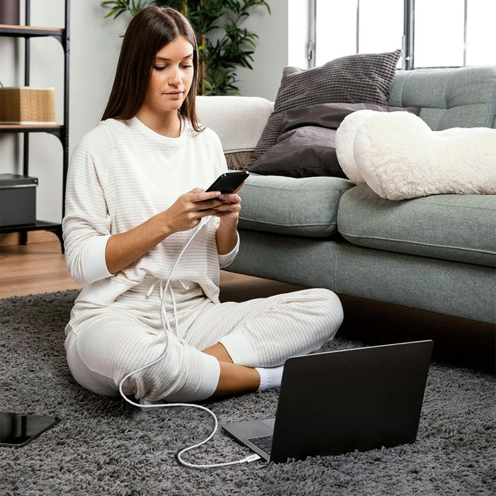 TECH-PROTECT ULTRABOOST LITE TYPE-C CABLE PD60W/3A 200CM COOL GREY