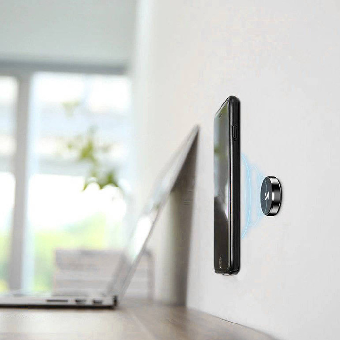 Wozinsky samolepicí magnetický držák na palubní desku auta černý (WMH-02)