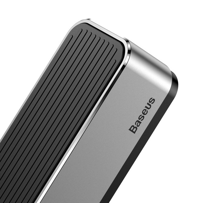 Baseus Moonlight Box Series targa da parcheggio argento con numero di telefono