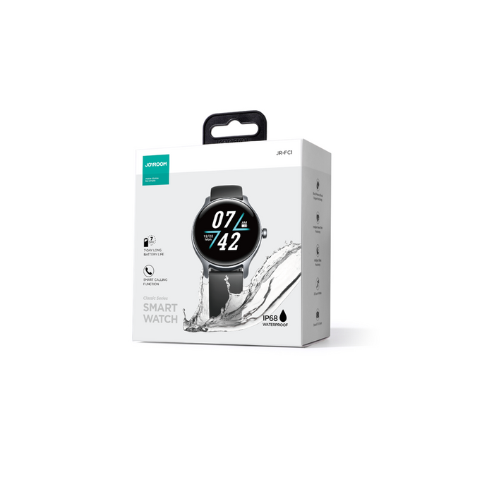 Joyroom FC1 Classic Series Call Answering Smartwatch IP68 grigio (JR-FC1)