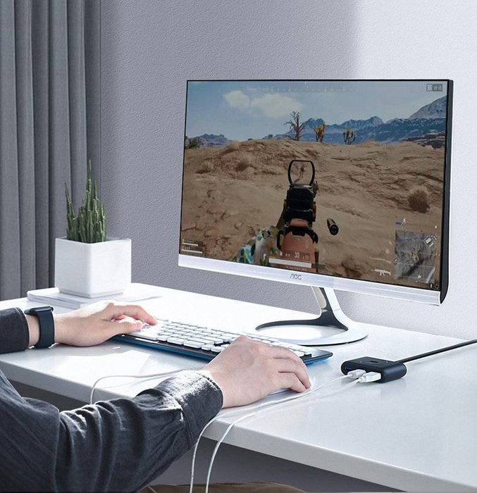 Ugreen HUB splitter 4x USB 3.2 Gen 1 (cavo da 1 m) nero (CR113 20291)