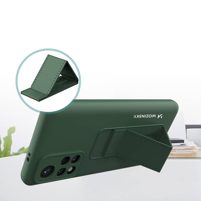 Wozinsky Kickstand Case rugalmas szilikon állvány burkolat Xiaomi Telefontok 10 piros
