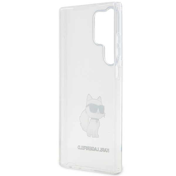 Obal Karl Lagerfeld Klhcs23lhnchtct S23 Ultra S918 Transparent Hardcase Ikonik Choupette Case
