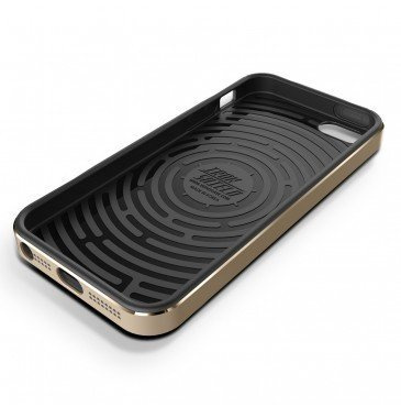 Telefontok iPhone 5 5S VERUS Iron Shield arany mint Spigen SGP Cover