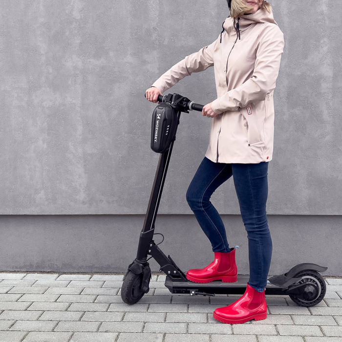 Wozinsky wasserdichte Scooter Lenkertasche 2l Lenkertasche schwarz (WSB3BK)