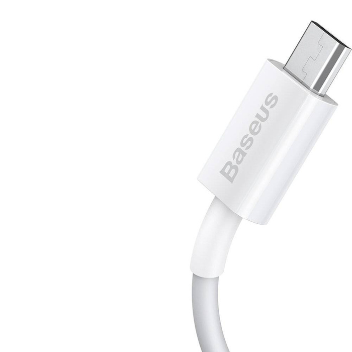 Baseus Superior cavo USB - cavo di ricarica rapida micro USB 2A 1m bianco (CAMYS-02)