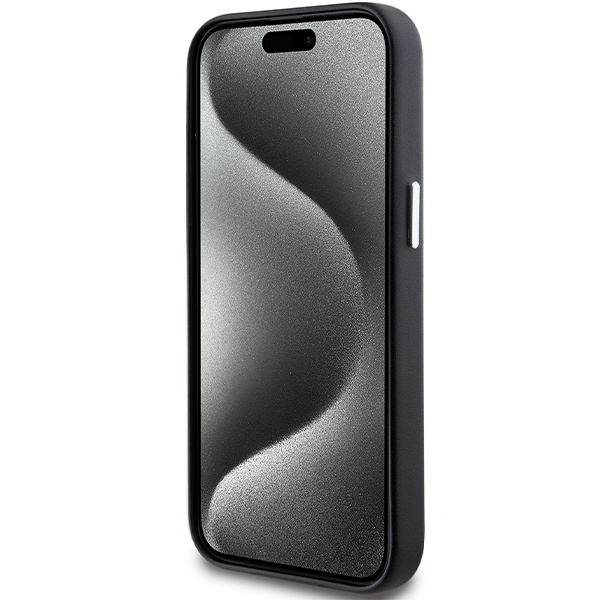 Case Bmw Bmhmp15m23pufwk IPhone 15 Plus / 14 Plus 6.7 "black/black Signature Wrapped Metal MagSafe Case