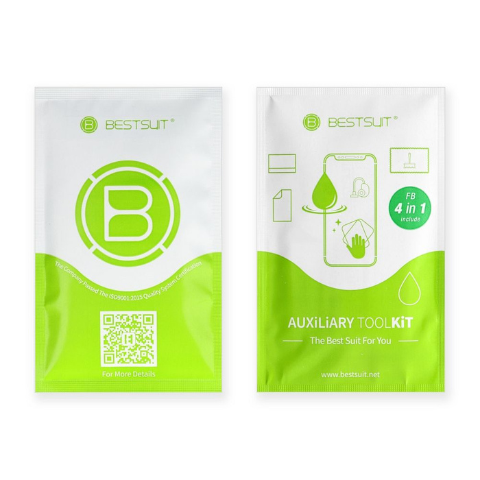 Szkło hybrydowe Bestsuit Flexible 5D Full Glue do iPhone 14 Pro Max czarny