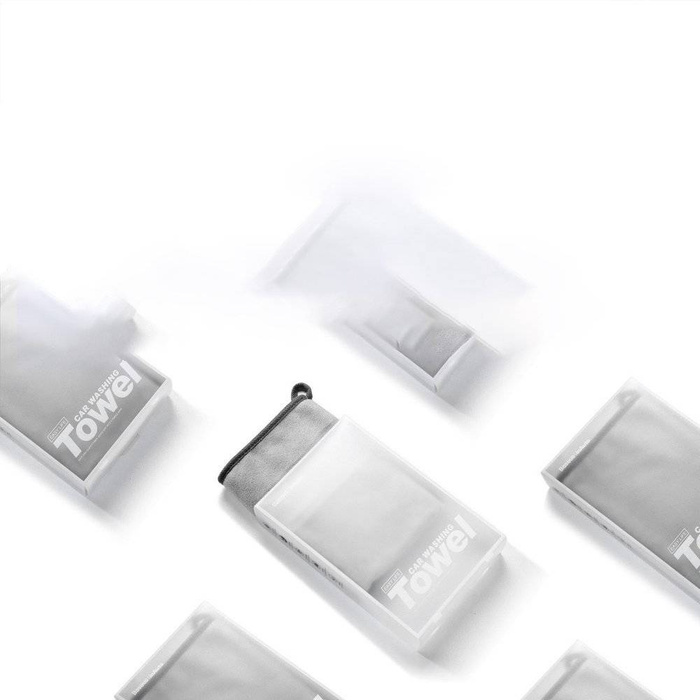 Baseus microfiber towel to dry washing car 40 cm x 80 cm gray (CRXCMJ-A0G)