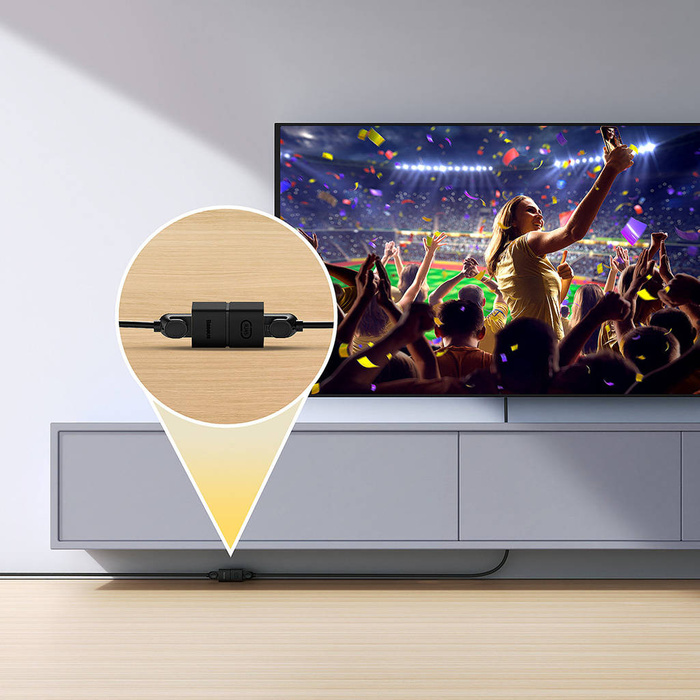 Connecteur réseau Baseus AirJoy Series RJ-45 connecteur de câble Ethernet 1 pcs - noir