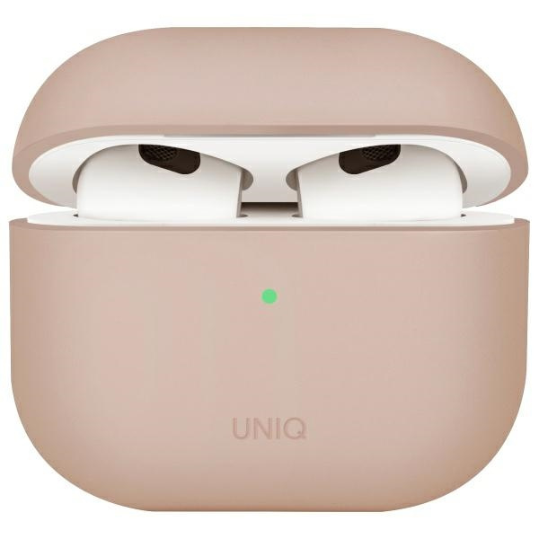 UNIQ etui Lino AirPods 4 Silicone        różowy/pink blush