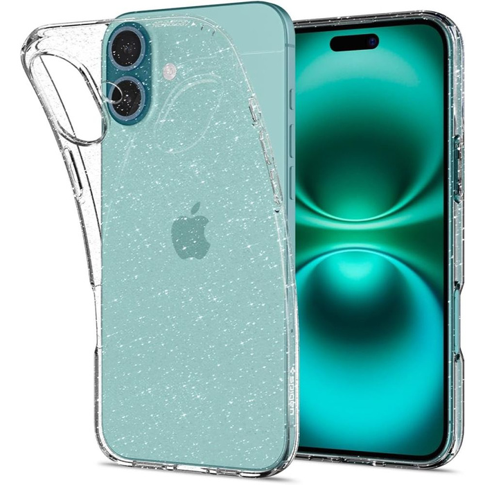 iPhone 16 Spigen Liquid Crystal Glitter Crystal Hülle