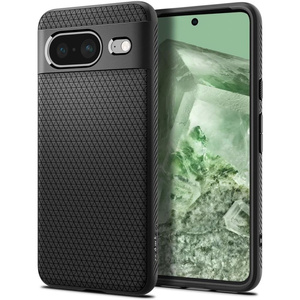 Hülle Spigen Liquid Air MATTE Google Pixel 8 Schwarz Case