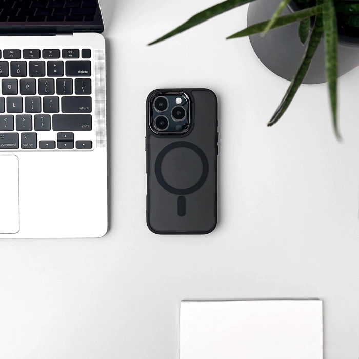 Glitter Case MagSafe Compatible for iPhone 17 Pro Max - Black