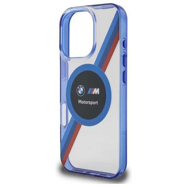 Coque BMW iPhone 16 Pro transparent/transparent hardcase Motosport IML Circle MagSafe