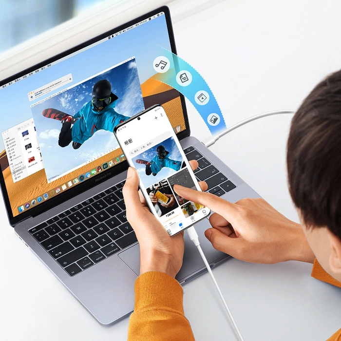 Cable USB-C to USB-C UGREEN 15171 (white)