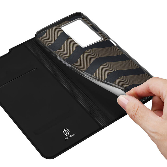 Dux Ducis Skin Pro Holster Cover s klapkou Realme Narzo 50A černý