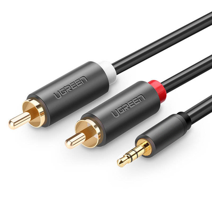 Ugreen kabel audio kabel 3,5mm mini jack (samec) - 2RCA (samec) 1,5 m (AV102)