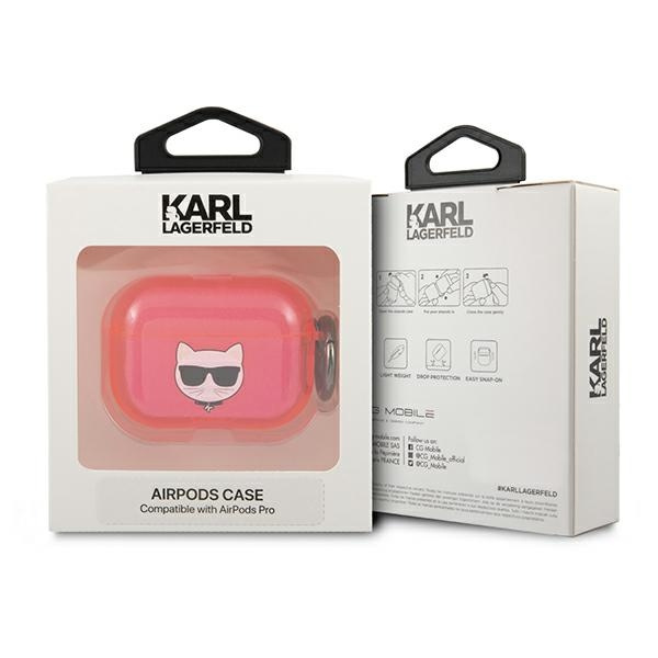 Case KARL LAGERFELD Apple AirPods Pro Choupette Pink Case