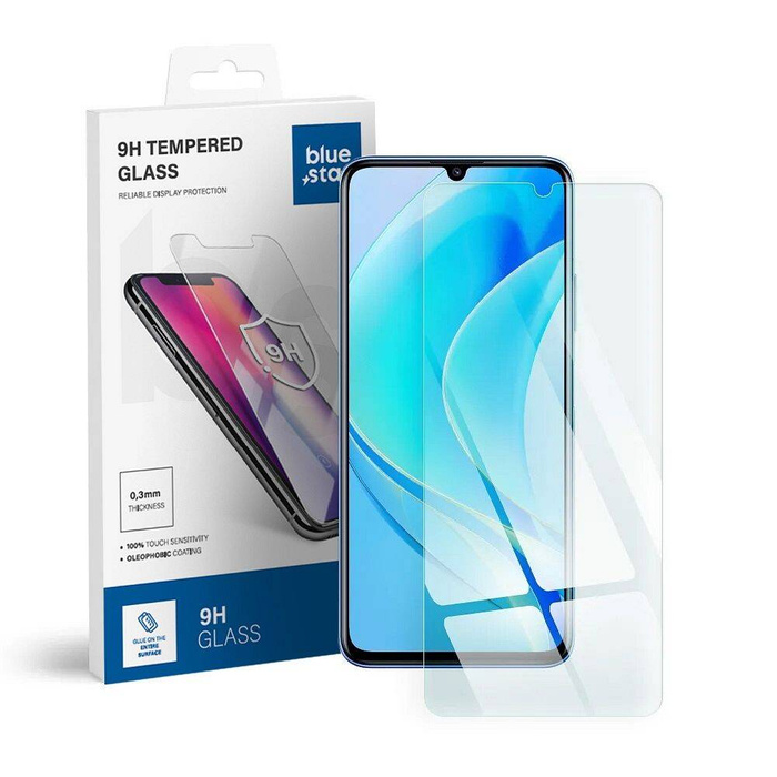 Tempered Glass Blauer Stern - für Huawei Nova Y70