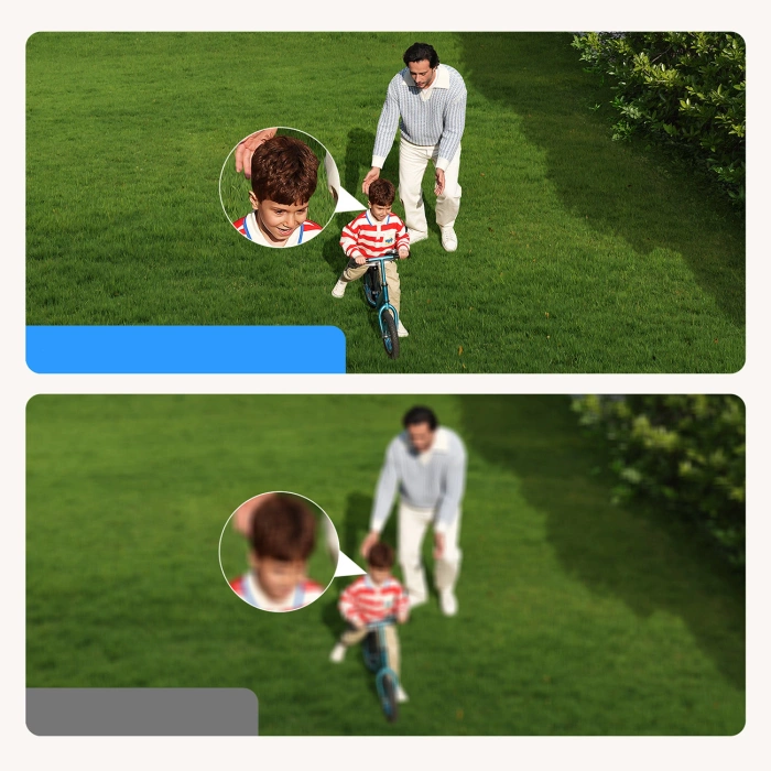 Baseus Security N1 2K Außenüberwachungsset (2 Kameras) – Weiß