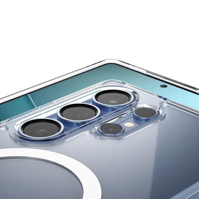 Case Spigen Ultra Hybrid Mag MagSafe GALAXY S25 ULTRA CLEAR/WHITE