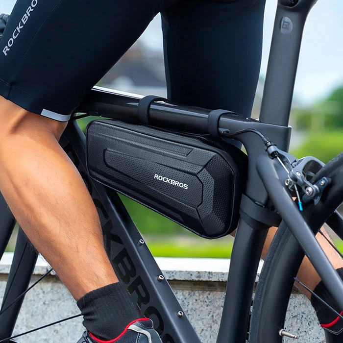 Rockbros B66 waterproof bicycle bag for frame - black