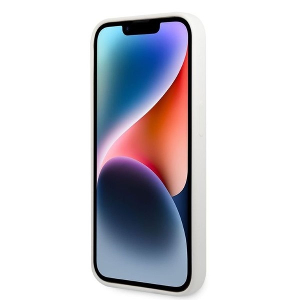 Hülle Karl Lagerfeld iPhone 14 Pro 6.1" hartcase weiß/weiß Silikon Choupette