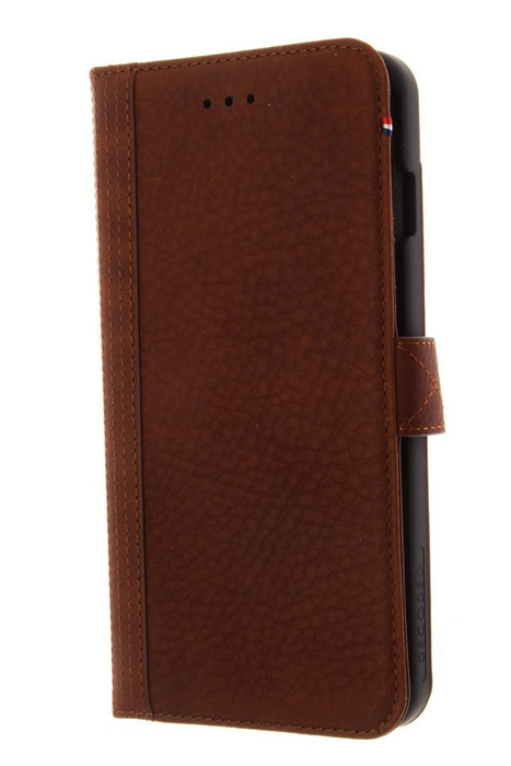 Cover Decoded iPhone 8 7 6s 6 Plus con custodia Flap Wallet Brown