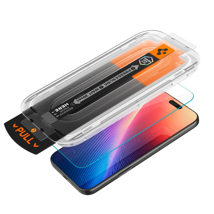 Verre CONFIDENTIALITÉ Spigen GLAS.TR "EZ FIT PRO" IPhone 16 PRO MAX / 17 PRO MAX PRIVACY