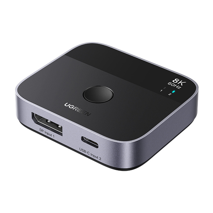DisplayPort-auf-USB-C-Adapter Ugreen AW701, 2-in-1-Ausschalter